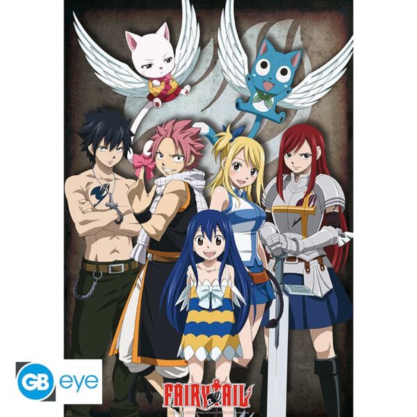Poster Fairy Tail Natsu y Lucy 91.5x61cm