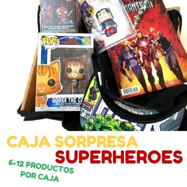 caja sorpresa superheroes