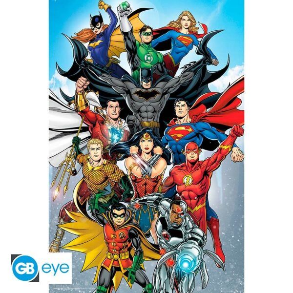 Poster DC Comics Liga de la Justicia 91.5x61cm