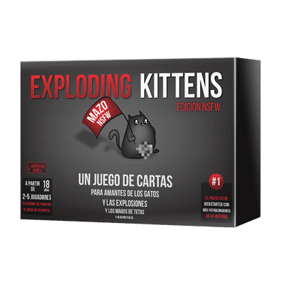 Exploding Kittens Edición NSFW Juego de Mesa