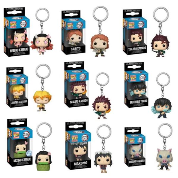 Llavero Funko Demon Slayer Diferentes diseños a elegir