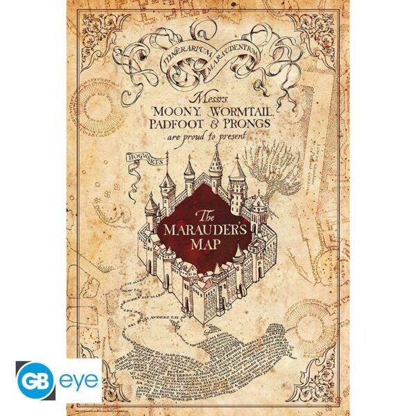 Poster Harry Potter Mapa Merodeador 91.5x61cm