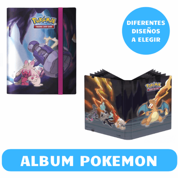 Album Cartas Pokémon 360 cartas Diferentes diseños a elegir