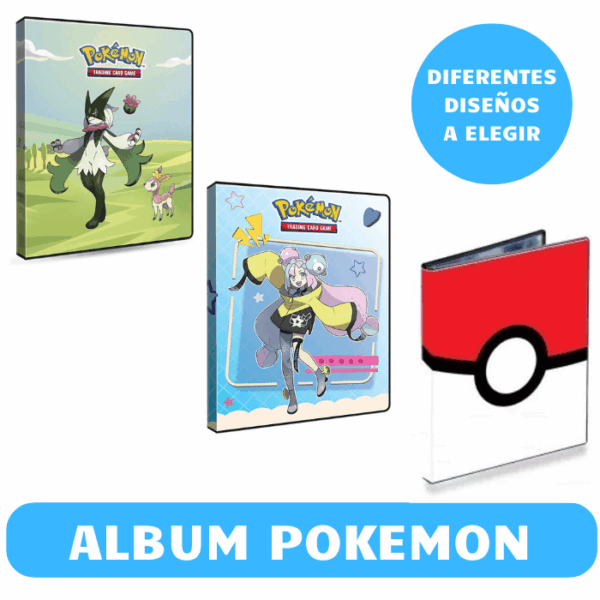 Album Cartas Pokémon 360 cartas Diferentes diseños a elegir