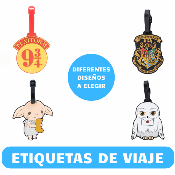 Etiquetas de Viaje Harry Potter