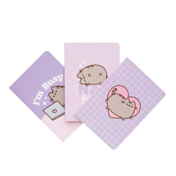 Pack 3 Cuadernos Pusheen A6