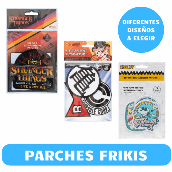 Parches Frikis Diferentes diseños a elegir