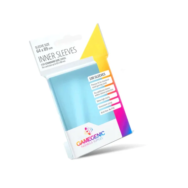 Fundas Cartas Inner Estándar 64 x 89mm Gamegenic