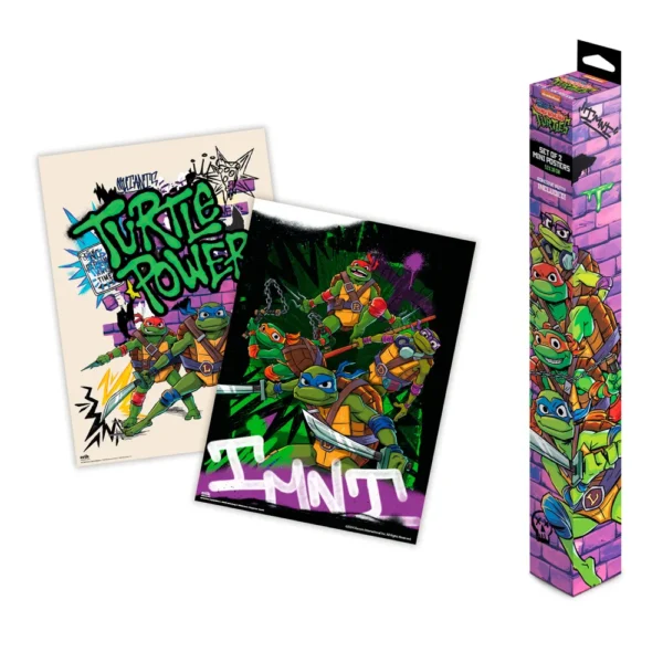 Set 2 Pósters Tortugas Ninja