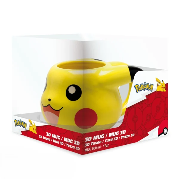 Taza Pokémon Pikachu 3D
